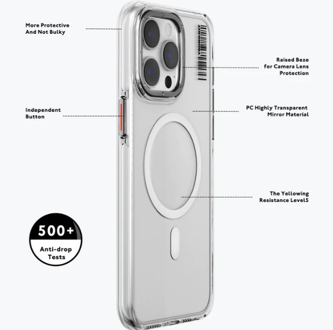 iPhone 15 Kılıf YoungKit Crystal Shield Serisi