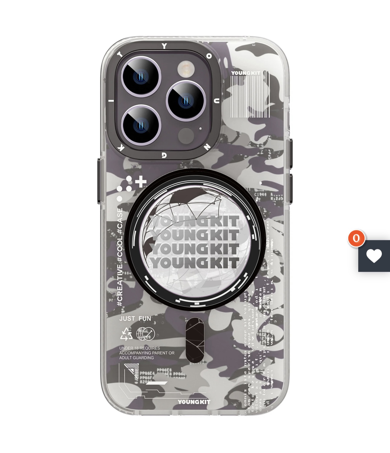 Youngkit Camouflage MagSafe iPhone 14/13 Kılıf